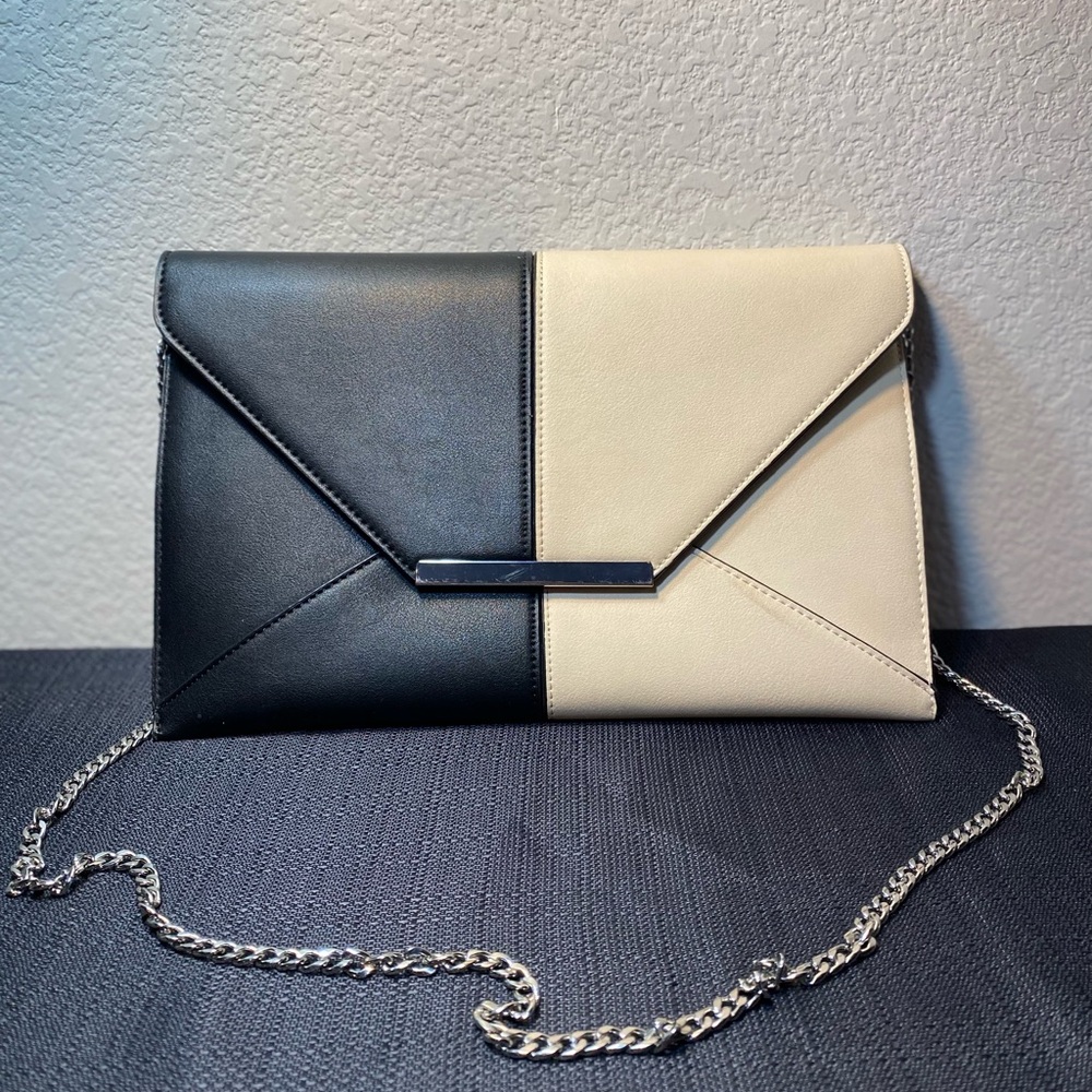 Charming Charlie’s Black & Beige clutch